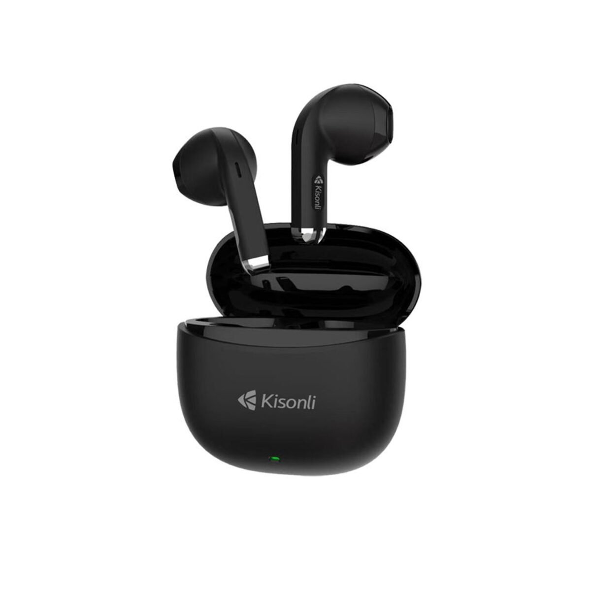 Kisonli TWS F6 Bluetooth Earbuds with Wireless Charging Case and Noise Reduction
