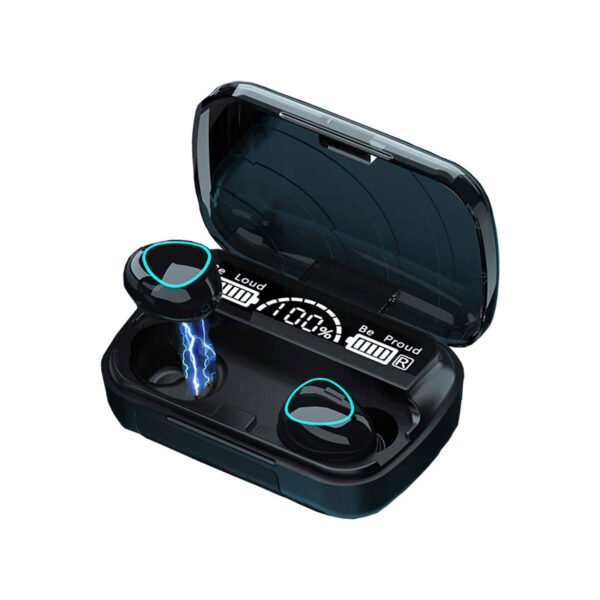 M10 wireless Bluetooth earbuds with noise cancellation