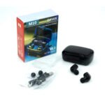 M10 wireless Bluetooth earbuds with noise cancellation