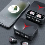M90 Pro TWS Bluetooth 5.2 wireless earbuds with touch control and LED display