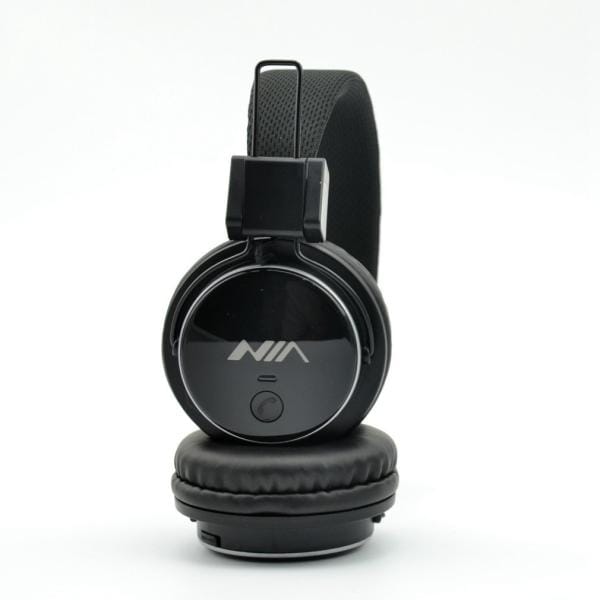 Nia Q1 Bluetooth Wireless Headphone Black with 10m Range Pakistan