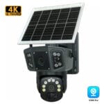 SPEEDX CA-WC013 Solar Outdoor 8MP Dual Lens Security Camera with 8W Solar Panel and 8000mAh Battery Pakistan