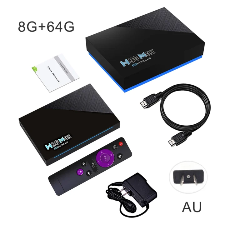 Smart Box H96MAX 8GB 64GB Quad Core 4K Ultra HD Android TV Box