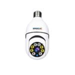 Speed-X SP-E27 Bulb Camera 1080p WiFi 360 Degree Panoramic Security Camera with Night Vision and V380PRO App Pakistan