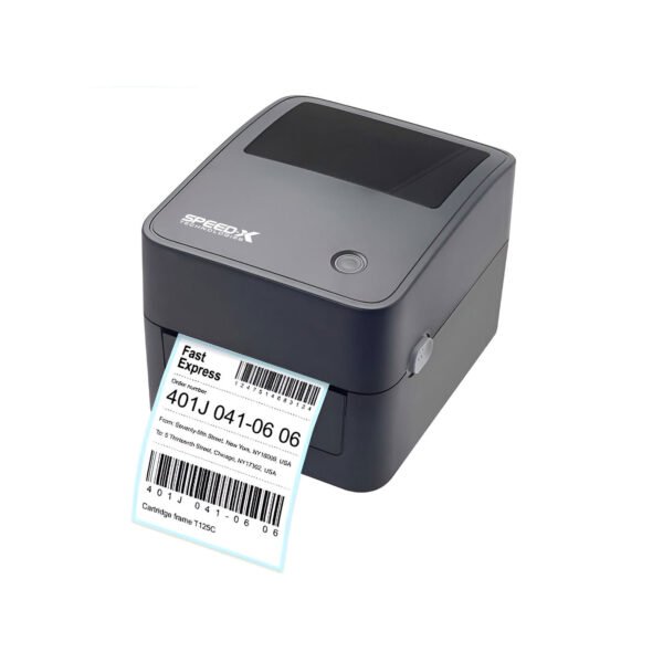 Speed-x SP-700U 4 Inch Thermal Receipt And Label Printer With Usb Interfac,152mm Printing Speed Black Colour