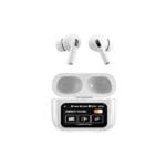 White New A9 Pro Apple Airpods Anc/enc Zhongkelqnxun Noise Reduction Touch Control Bluetooth 5.4 Wireless Earbuds