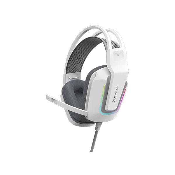 XTRIKE ME GH712 RGB White Gaming Headset with 50mm Drivers and Noise Reduction Microphone Pakistan