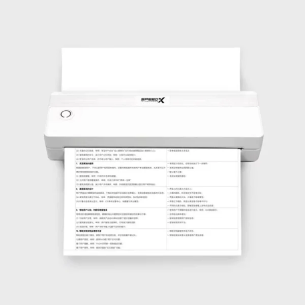 SPEED-X SP-A42 Bluetooth WiFi portable inkless thermal printer